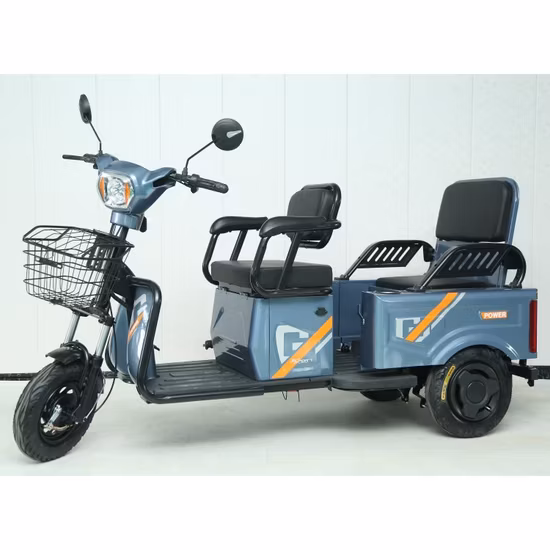 Les usines chinoises de vente à chaud de troisième génération de Jinglan produisent des voitures de tourisme électriques à trois roues, des tricycles électriques / des taxis de protection de l'environnement