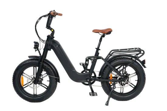 Queene/48V 750W Batterie Cachée Gros Pneu E-Vélo Électrique Suspension Complète Vélo Électrique de Montagne Vélo Électrique