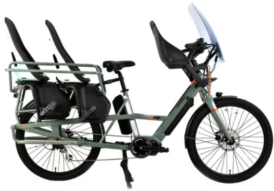 Wagon 36V 250W/48V 500W Vélo cargo électrique à moteur intermédiaire