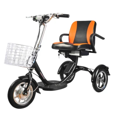 Tricycle électrique ultra pliant 2 places 3 roues d'occasion pour adultes 750W